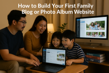How to Build Your First Family Blog or Photo Album Website